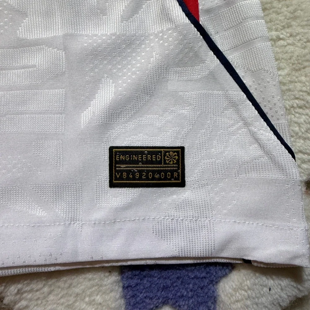 Nike England Harry Kane #9 Home Jersey White XL 2026 World Cup Patch